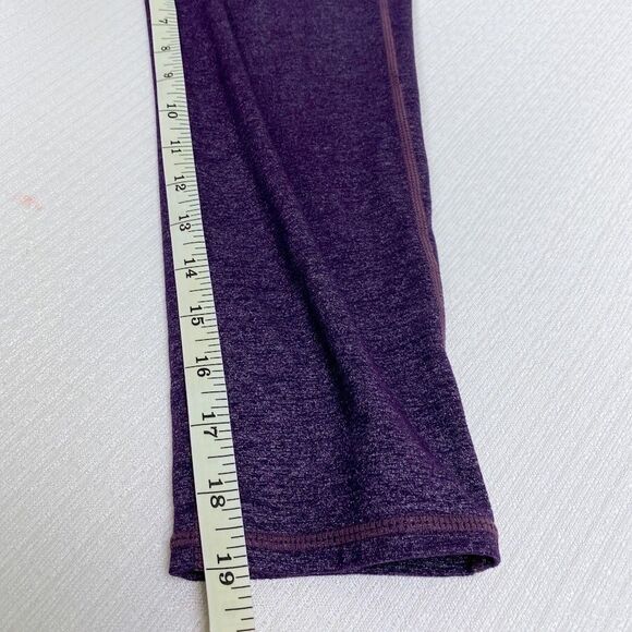 Athleta Chaturanga Quest 19" Purple Active Crop - Picture 9 of 11